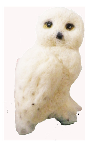 Peluche Hedwig Lechuza 10 Cms Fieltro Agujado