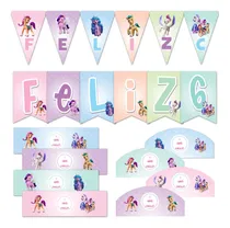 Comprar My Little Pony Kit Imprimible Personalizado Con Candy Bar