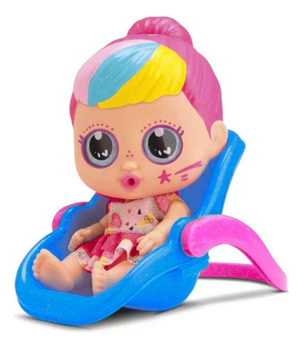 Muñeca Little Dolls con purpurina Divertoys Ride Ref.8230