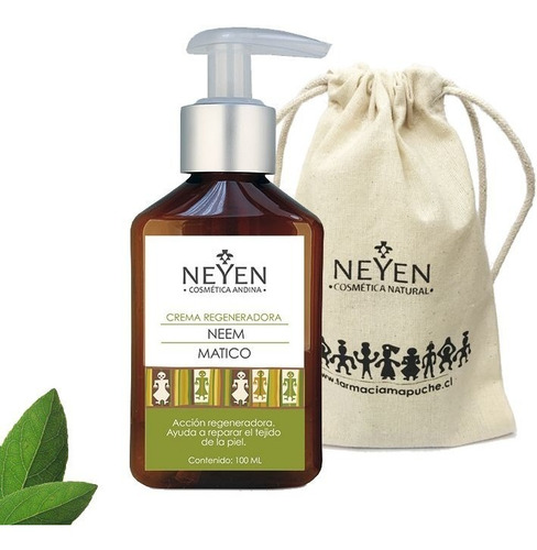 Crema Regeneradora Neem Y Matico Neyen 100 Ml