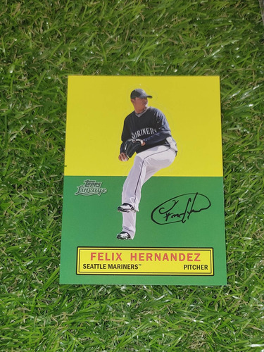 Cv Félix Hernández Pop Ups 3d 2011 Topps Heritage Nueva