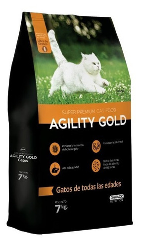 Agility Gold Para Gato Adulto 7 Kg