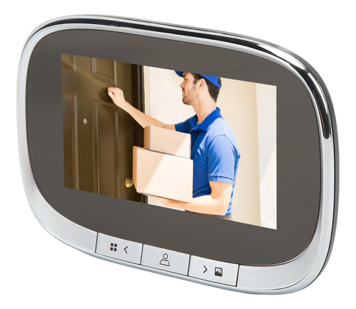 Visor Con Mirilla, Pantalla Lcd De 4.3 Pulgadas, Puerta Digi