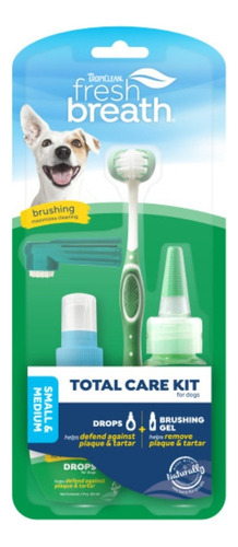 Tropiclean Kit Dental Total Care Perros Pequeños Y Medianos Sabor Menta
