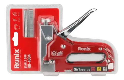 Engrampadora Manual Metálica Grapas Ronix