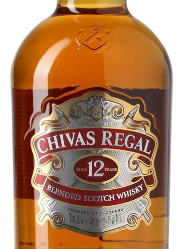 Imagen 3 de 10 de Whisky Chivas Regal 12 Años Botella 1 Litro En Estuche