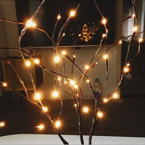 Imagen 2 de 10 de Rama De Sauce Con Luz Led, Decoración Para El Hogar