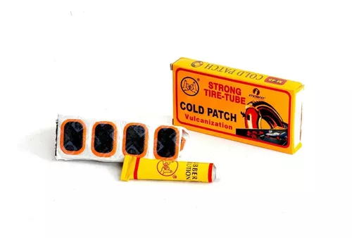 Caja De Parches Cold Patch Para Bicicleta 48 Piezas