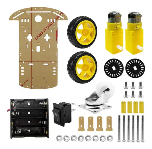 Chasis Para Carro Robot Kit 2wd Arduino