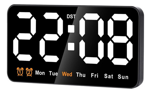 2 Relojes De Pared Digitales, Reloj Digital Led De 9 Pulgada