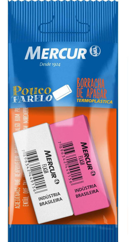 Borrachas De Apagar Pull Pack Flash 1 Branca/1 Rosa