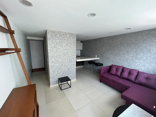 Loft Amueblado En Colonia Educación Con Servicios Incluidos