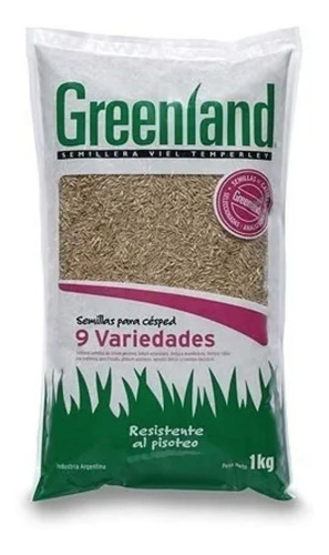Semillas Para Césped 9 Variedades Greenland 1kg