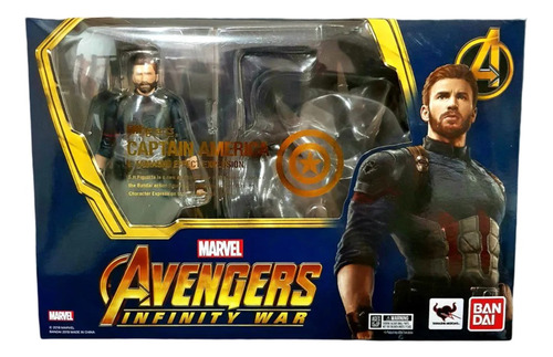 Capitan America & Effect Explosion Sh Figuarts Avengers