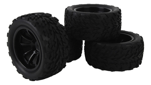 Llantas De Goma Rc Car 1/10, 4 Unidades, Universales, 10 Rad