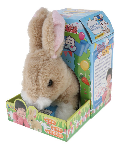 Juguete De Peluche Animado De Conejito Saltando Con Pilas