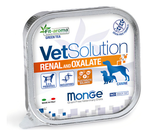 Ração para cães com renal e oxalato para cães Vet Solution 150 grs
