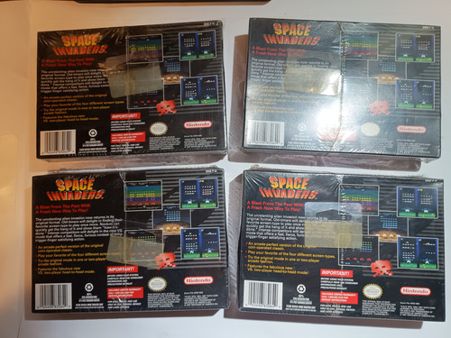 Space Invaders Para Super Nintendo Cib Lacrado!