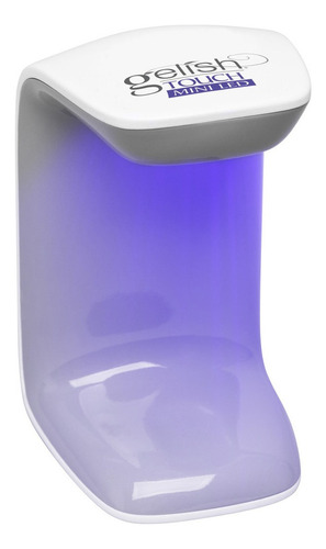 Mini Lámpara Uv Led De Uñas Gelish Para Adherir Soft Tips Color Blanco