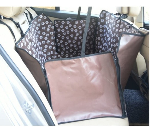 Funda Cubreasientos De Autos Para Perros Gatos Impermeable Color Negro