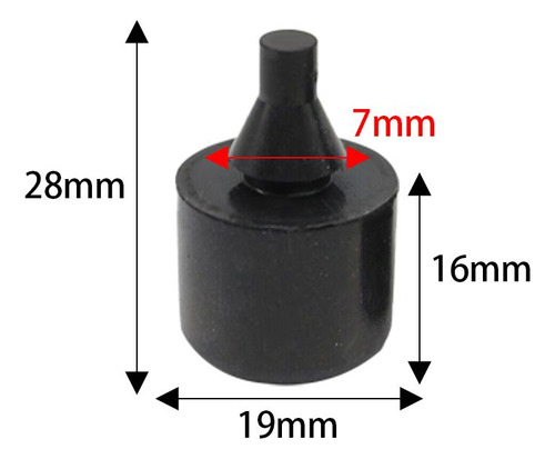 5 Piezas De Goma Para Tope De Puerta Cfm500010, Piezas De