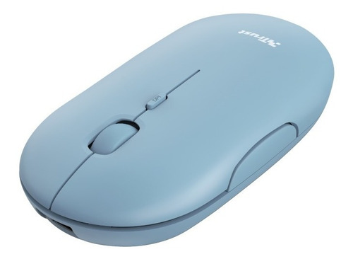 Imagen 2 de 5 de Mouse Inalámbrico Bluetooth Trust Puck Azul Recargable