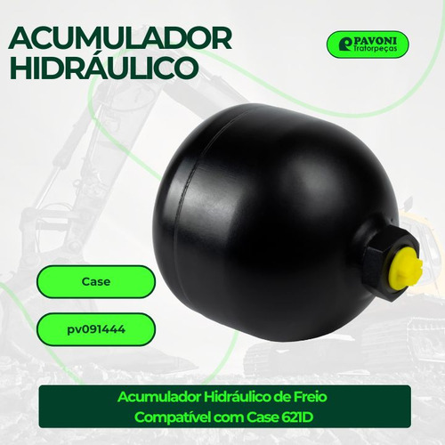 Acumulador Hidráulico De Freio Compatível Com Case 621d