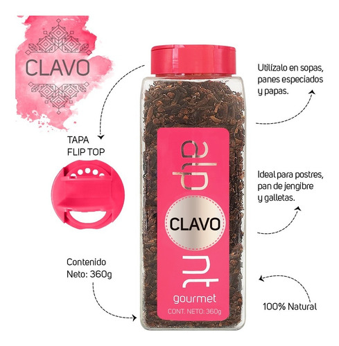Alpont Clavo Entero 360 Gramos 2 Piezas