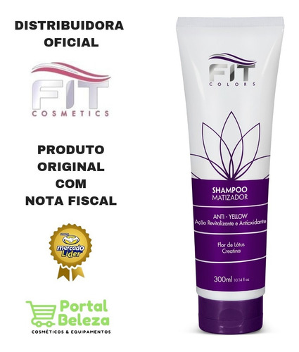 Shampoo Matizador Silver 300g - Fit Cosmetics