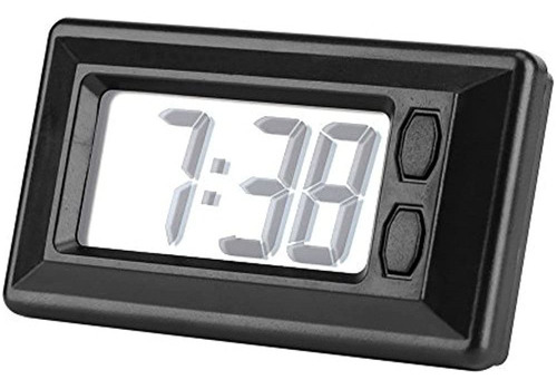 Fdit Lcd Reloj Digital Mesa Salpicadero De Coche Computadora