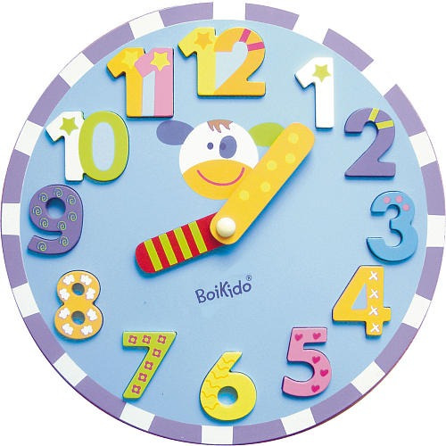 Boikido Chunky Reloj De Madera Puzzle