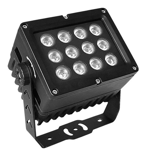 Imagen 1 de 4 de Reflector Led Exterior Tecnolite 17w 6500k Ip65 Negro