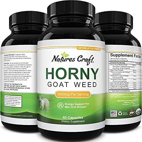 Horny Goat Weed Extracto De Hierbas Complejo Para Hombres Y