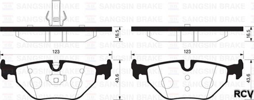 Balatas Disco  Trasera Para Bmw 318i   1995