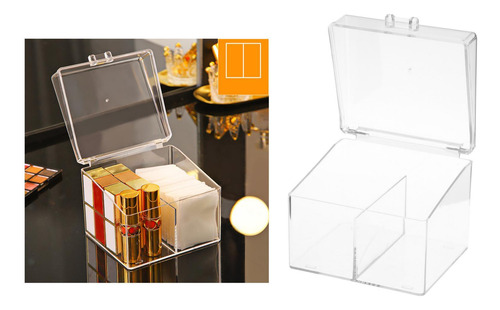 2 Caja De Almacenamiento De Almohadillas De Algodón De