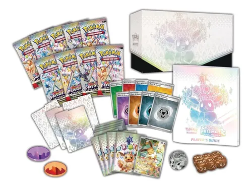 ポケモンカードゲーム 2 Prismatic Evolutions Elite Trainer Box Pokémon Elite Trainer Box Prismatic Evolutions de 90 Cartas em