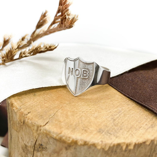 Anillo Escudo Equipo FĂștbol Argentina Newells Old Boys A - Chico Plata 925