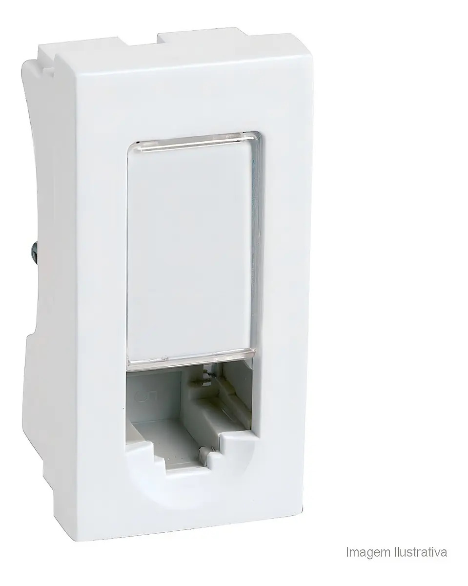 Modulo Tomada Informática Rj45 Cat5 Pial Plus - 615045 Cor Branco
