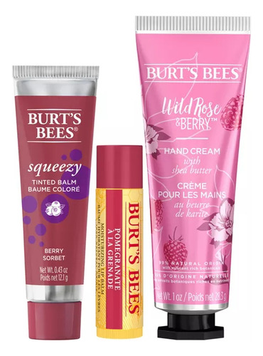 Set Bálsamo Labial Burt's Bees Merry Berry