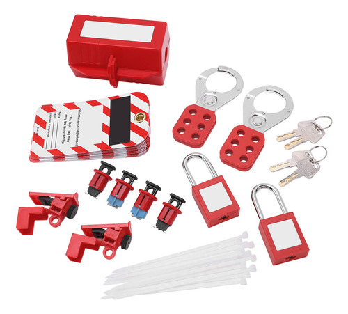 Kit De Etiquetado De Disyuntores Eléctricos Loto Lockout Saf