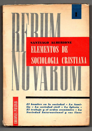 Elementos De Sociología Cristiana - S. Alberione Usado (4)
