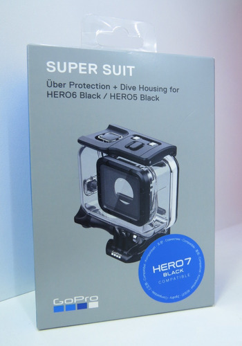 Caixa Estanque Super Suit Original Gopro Hero 5/6/7 Black
