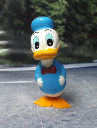 Vintage Walt Disney, Bonita Figura De Cuerda, Pato Donald