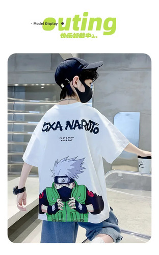 Camiseta Casual Con Estampado De Dibujos Animados De Verano