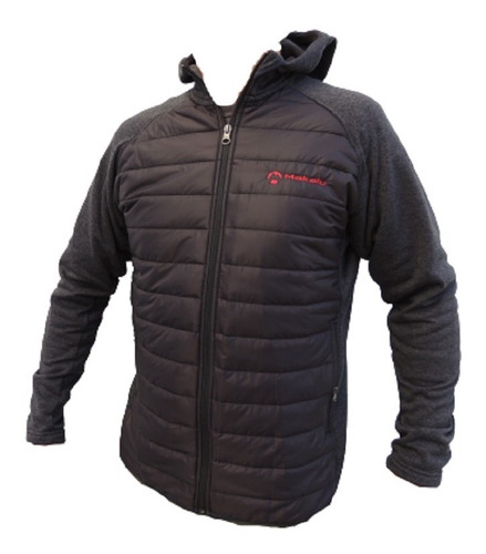 Campera Makalu Hybrid Capucha Hombre Buzo  Invierno Quilmes