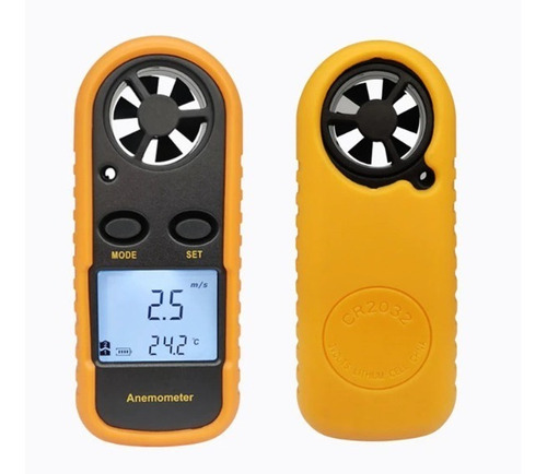 Anemometro 2en1 Medidor De Velocidad Del Viento Y Temperatur