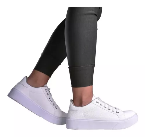 Zapatos para hombre - Zapato Zapatilla Mujer Blanca Sneaker Urbana  Plataforma Moda  zapatilla-mujer-blanca-sneaker-urbana-plataforma-moda-_JM ### LOCUANTI ###  Art 799 Zapatillas de Mujer Nueva