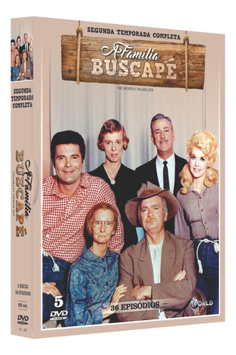 Box Família Buscapé Segunda Temporada 5 Discos 36 Episódios