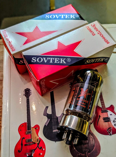 Valvula Sovtek 6550 Potencia Par Platinum Matched Rusia