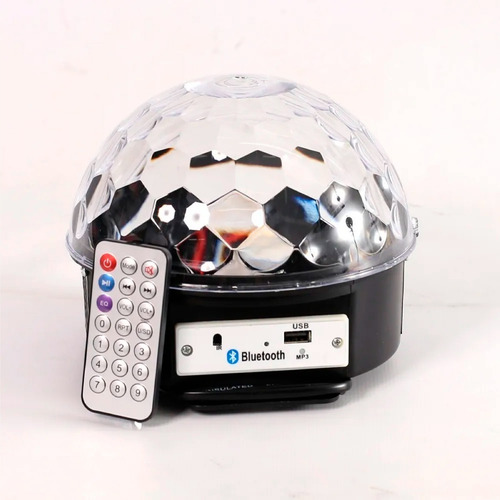 Imagen 4 de 9 de Media Esfera Bola Luces Audioritmicas Led Rgb Usb Boliche Dj